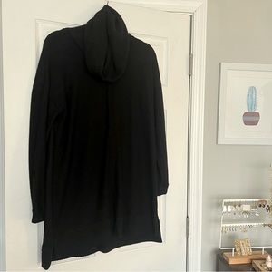 Lulus | NWOT Autumn Daze Black Cowl Neck Long Sleeve Sweater Dress